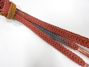 未使用品　正絹　手組帯締め